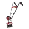 MANTIS Mini Tiller Cultivator 25-cc 9-in Front-Tine Forward-Rotating Red - 7268
