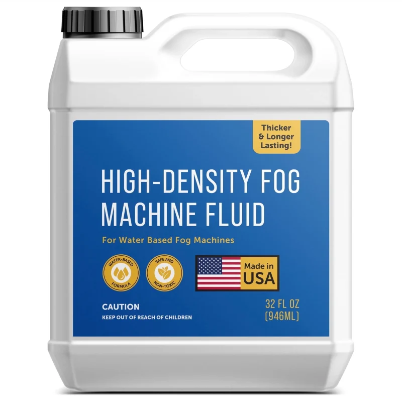 Maplefield High-Density Fog Machine Fluid - 32 oz - Great for Haunted Houses, Spooky Party Decor, and Outdoor Events - L