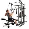 Marcy Full Body Home Exercise Gym, Gray/Brown, 98 x 59 x 82 Inches