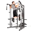 Marcy Full Body Home Exercise Gym, Gray/Brown, 98 x 59 x 82 Inches