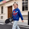 Marvel Spider-Man Boys Hoodies Peter Parker Blue Graphic Pullover Tops Halloween Sweatshirts Toddlers Kids 4-5T
