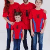 Marvel Spider-Man Toddler Boy or Girl Cosplay Short Sleeve T-Shirt Classic Red