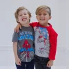 Marvel Spider-Man Toddler Boys 2 Pack Long Sleeve T-Shirts Toddler to Big Kid