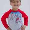 Marvel Spider-Man Toddler Boys 2 Pack Long Sleeve T-Shirts Toddler to Big Kid