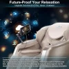 MassaMAX 4D Full Body Massage Chair With Auto Footrest, SL Track, Zero Gravity, Heating, Golden - MT339