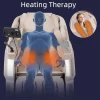 MassaMAX 4D Full Body Massage Chair With Auto Footrest, SL Track, Zero Gravity, Heating, Golden - MT339