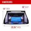 Master Airbrush Dual Fan Hobby Airbrush Spray Booth Kit With LED Lights And 5.6 Feet Exhaust Hose