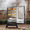 Masterbuilt 40 inch Digital Electric Smoker With Window, Legs, 4 Racks, Black