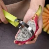 Melon Ball Spoon Set 4-in-1 Stainless Steel Fruit Carving Tool Set, Watermelon Spoon Fruit Tool Set Fruit Carving Tool (
