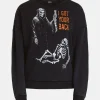 Men's Halloween Back Breaker Graphic Long Sleeve Sweatshirt from Way to Celebrate, Sizes XS-5XB