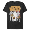 Men's Star Wars Trio Costumes Halloween Logo Tee Color: Black Size: S