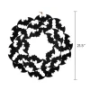 Metal Bat Wreath, Black, 21.5", Halloween by Way To Celebrate