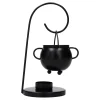 Metal Cauldron Tealight Warmer, Black, 9", Halloween by Way To Celebrate