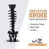 Metal Spine Candle Holder, Black, 8.6", Halloween by Way To Celebrate