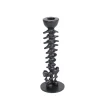 Metal Spine Candle Holder, Black, 8.6", Halloween by Way To Celebrate