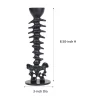 Metal Spine Candle Holder, Black, 8.6", Halloween by Way To Celebrate