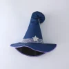 MEZZALL Child Outfit Sets Girls Witch 4 Light Up Star Witch Dress With Hat Wand Kids Halloween Party Outfit For Party Cl
