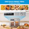 Midea Flexify French Door Air Fryer Toaster Oven Combo, 26.4 QT, 10-in-1, Stainless Steel