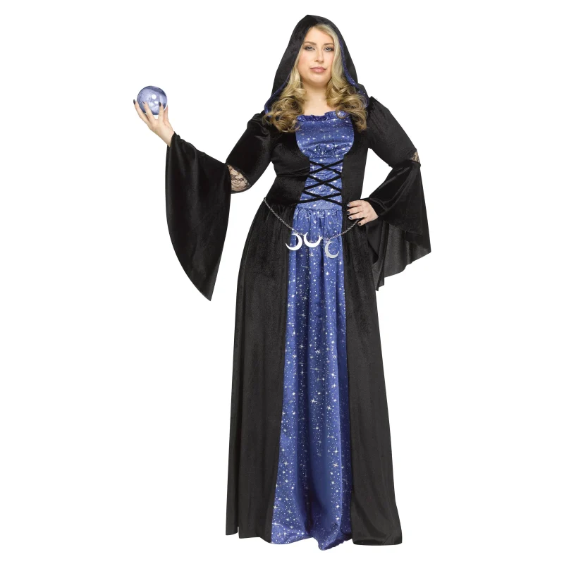 Midnight Sorceress Halloween Costume for Adults, by Way to Celebrate