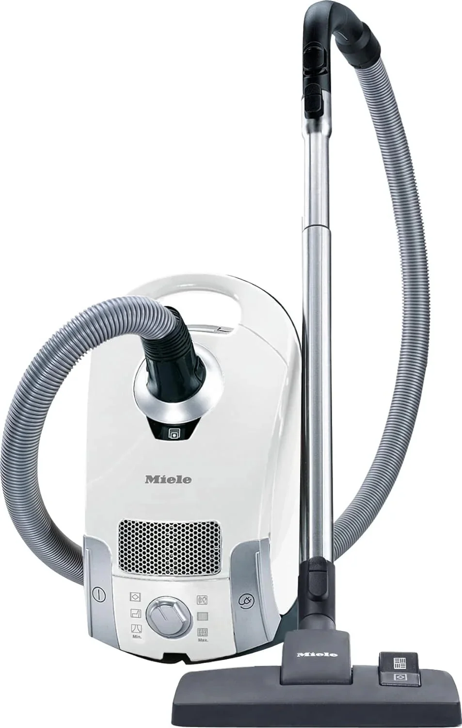 Miele Compact C1 Pure Suction Canister Vacuum Cleaner, Lotus White - Compact C1