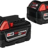 Milwaukee 18V 5Ah Lithium-Ion Battery 2 Pack - M18