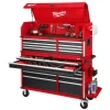 Milwaukee High Capacity 56 in 18-Drawer Steel Tool Chest And Cabinet Combo - Red And Black