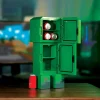 Minecraft Creeper 2 Door Mini Fridge, 8L, Green, 25.2 in H x 9.5 in W x 9.1 in D