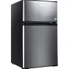 Mini Fridge With Freezer, 3.1 Cu.Ft Compact Refrigerator With LED Light - HPVFR310