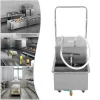 Miumaeov Commercial Fryer Oil Filter Cart 55L/14.5 Gal