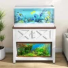 Moasis Aquarium Stand Cabinet For 40-50 Gallon Fish Tanks With Built-In Power Outlets
