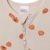 Modern Moments by Gerber Neutral Two-Way Zip Halloween Viscose Sleep ´N Play Footed Pajama, Sizes Newborn - 6/9 Months