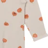 Modern Moments by Gerber Neutral Two-Way Zip Halloween Viscose Sleep ´N Play Footed Pajama, Sizes Newborn - 6/9 Months