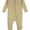 Modern Moments by Gerber Neutral Two-Way Zip Halloween Viscose Sleep ´N Play Footed Pajama, Sizes Newborn - 6/9 Months