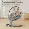 Monamii Bluetooth Infant Swing With Music Speaker, 5 Speeds And Remote Control