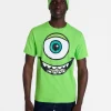 Monsters Inc. Men’s Mike Wazowski Cosplay Graphic Tee and Beanie Set, 2 Piece, Sizes XS-3XL