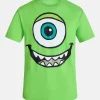 Monsters Inc. Men’s Mike Wazowski Cosplay Graphic Tee and Beanie Set, 2 Piece, Sizes XS-3XL