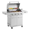 Monument Grills Stainless Steel 4 Burner Propane Gas Grill With Rotisserie - 17842
