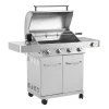 Monument Grills Stainless Steel 4 Burner Propane Gas Grill With Rotisserie - 17842