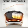MOOSUM Commercial Rice Cooker, 30-Cup Uncooked / 60-Cup Cooked, 1600W