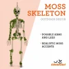Moss Skeleton Decoration, Multicolor, 35.4", Halloween by Way To Celebrate
