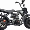 MotoTec 105CC 3.5HP Mini Bike, Black, Alloy Steel, 23mph - KN110-A