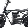 MotoTec 105CC 3.5HP Mini Bike, Black, Alloy Steel, 23mph - KN110-A