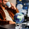 MOVA 4.5in Self-Rotating Physical Globe Earth With Clouds