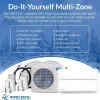 MRCOOL Multi-Zone DIY 2-Zone Ductless Heat Pump - White
