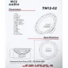 MTX Terminator TN12-02 12" 400 Watt Car Audio Subwoofer With Rockville RS12 Sealed Enclosure