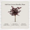 My Texas House Fall Faux Leaves Bundle, Plum, 30"
