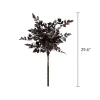 My Texas House Fall Faux Leaves Bundle, Plum, 30"