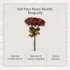 My Texas House Fall Faux Peony Bundle, Burgundy, 20"