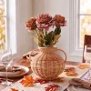 My Texas House Fall Faux Rose Bundle, Light Brown, 20"