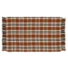 My Texas House Fall Taupe Plaid Indoor/Outdoor Layering Rug, 24" x 38"